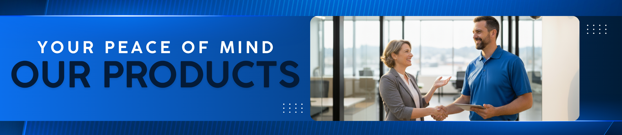 Blue and White Modern Business YouTube Banner (2)